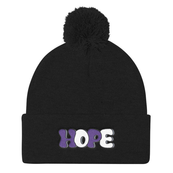 LGBT + HOPE POMPOM BEANIE