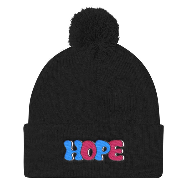 LGBT + HOPE POMPOM BEANIE