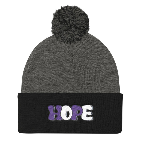 LGBT + HOPE POMPOM BEANIE