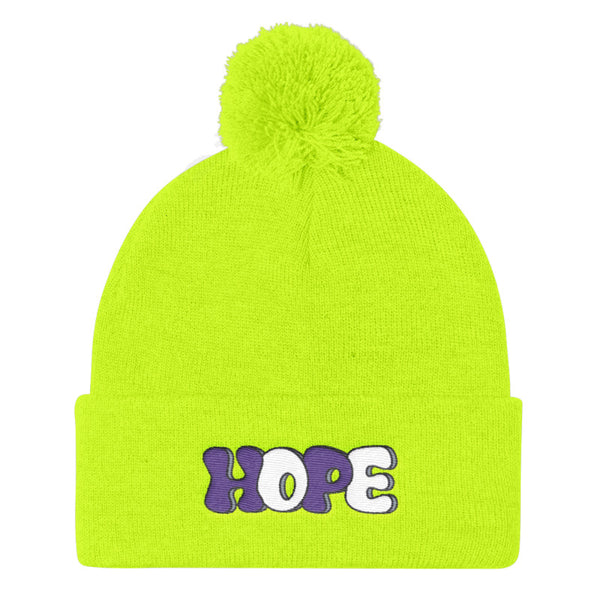 LGBT + HOPE POMPOM BEANIE