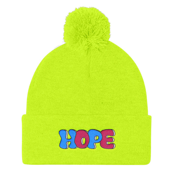 LGBT + HOPE POMPOM BEANIE