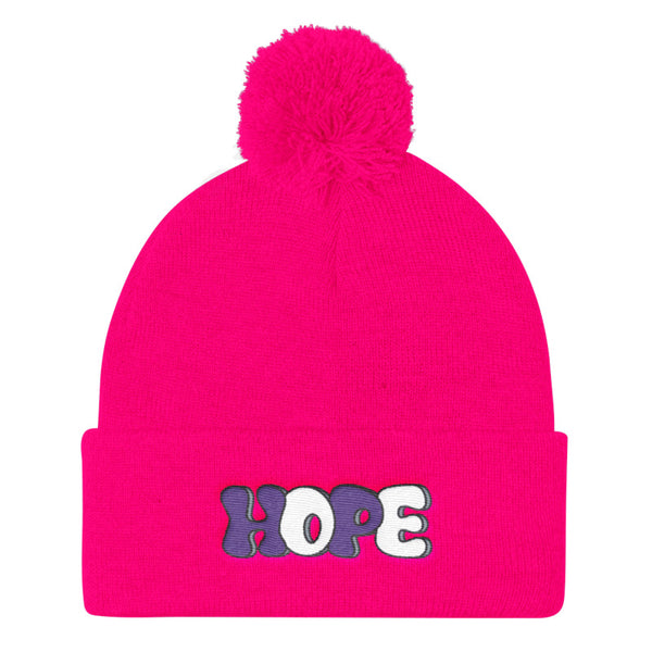 LGBT + HOPE POMPOM BEANIE